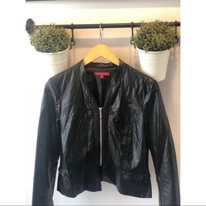 synthetic leather jacket - SanFrancisco - Size 9🖤
